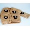 Gilet en crochet marron pour bébé